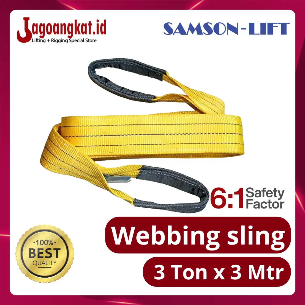 Samson-Lift Webbing Sling 3Ton - 3Meter
