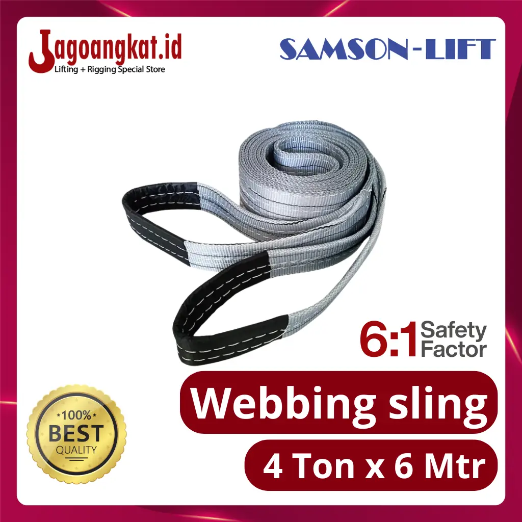 Samson-Lift Webbing Sling 4Ton - 6Meter