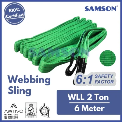 Samson Webbing Sling 2 Ton - 6 Meter