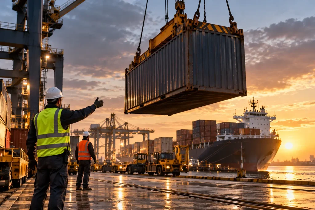 ilustrasi logistics