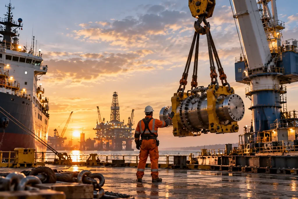 ilustrasi marine & oil/gas